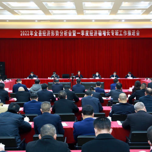 永嘉召开2022年全县经济形势分析会暨一季度经济稳增长专班工作推进会：齐心协力确